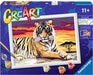 Ravensburger CreArt Majestic Tiger Color by numbers kit