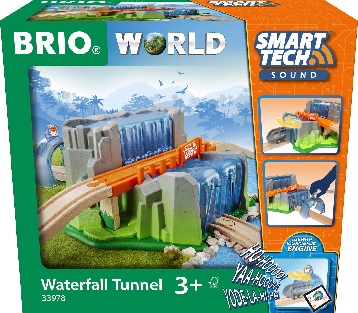 BRIO Smart Tech Sound Waterfall Tunnel
