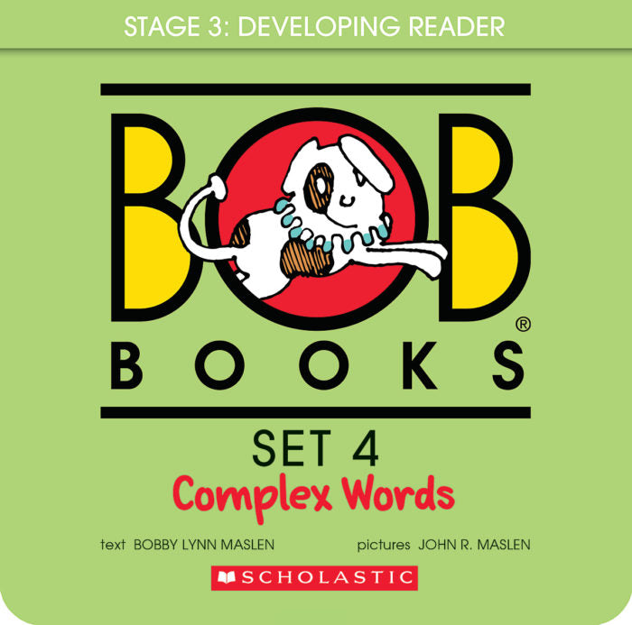 Bob Books - Complex Words Box Set | Phonics, Ages 4 and up, Kindergarten, First Grade (Stage 3: Developing Reader)