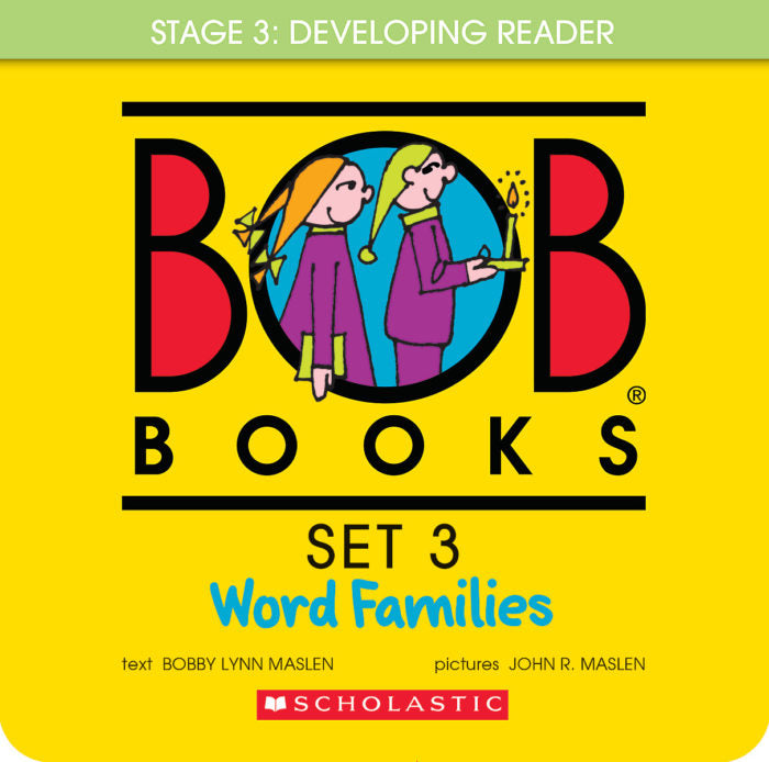 Bob Books -Word Families Box Set | Phonics, Ages 4 and up, Kindergarten, First Grade (Stage 3: Developing Reader)