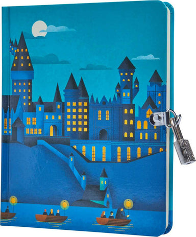 Harry Potter: Hogwarts Castle Glow-in-the-Dark Lock & Key Diary