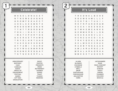 Word Search Puzzles for a Road Trip