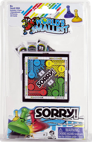 World's Smallest Sorry!