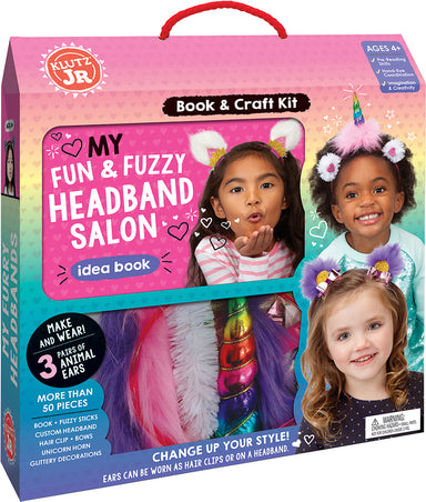 fun and fuzzy headband salon