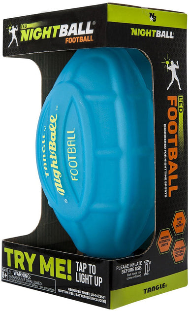 Tangle NightBall Football - Blue