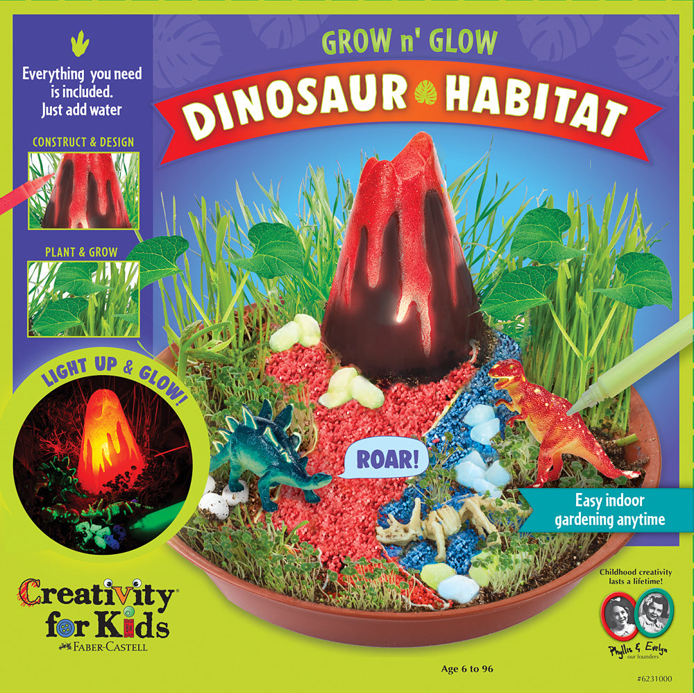 grow n glow dinosaur habitat