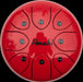 Steel Tongue Drum - 8" Red