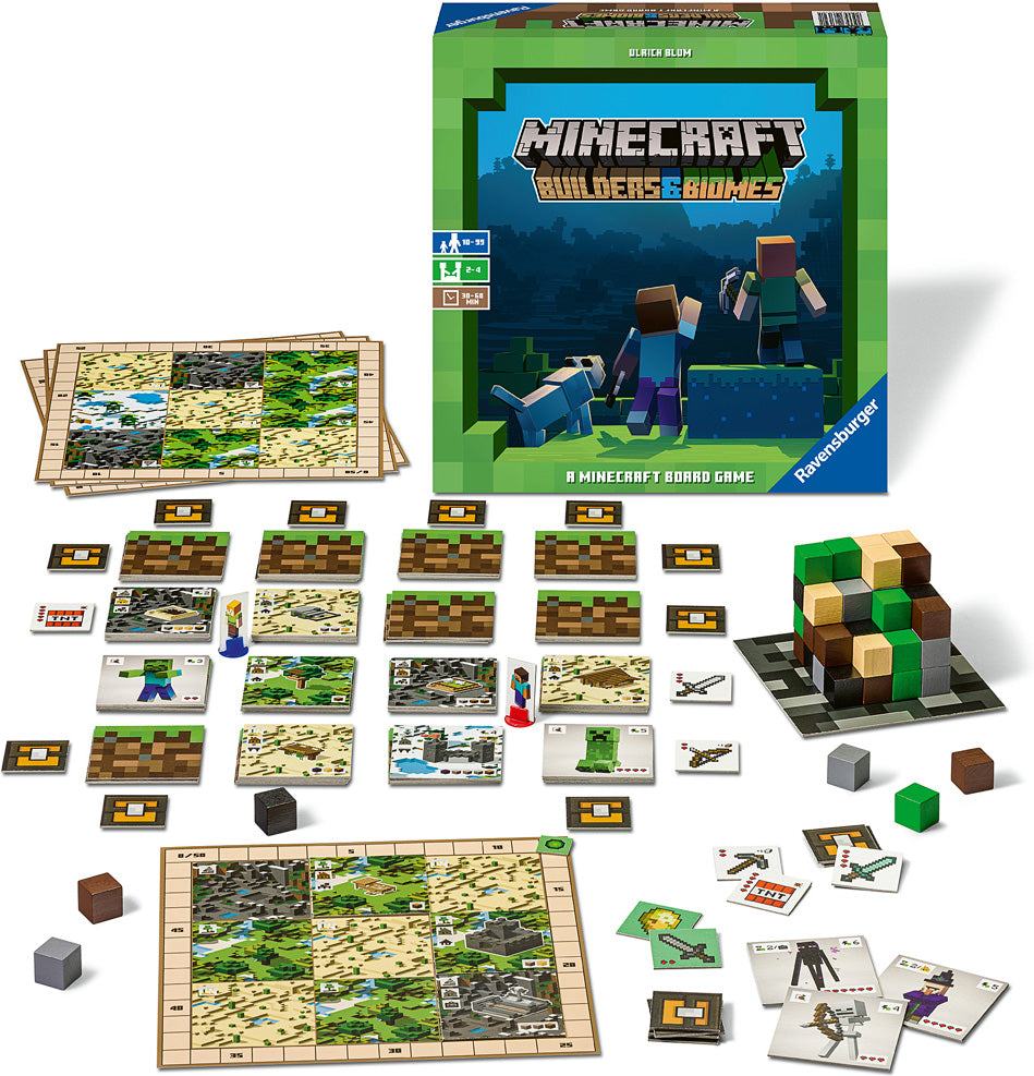 Minecraft: Builders & Biomes Board Game