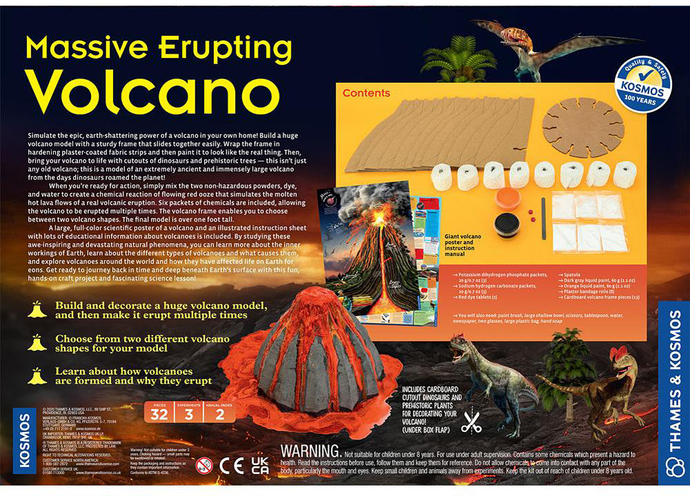 Massive Erupting Volcano