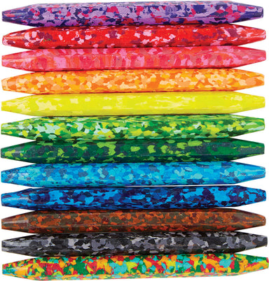 confetti crayons