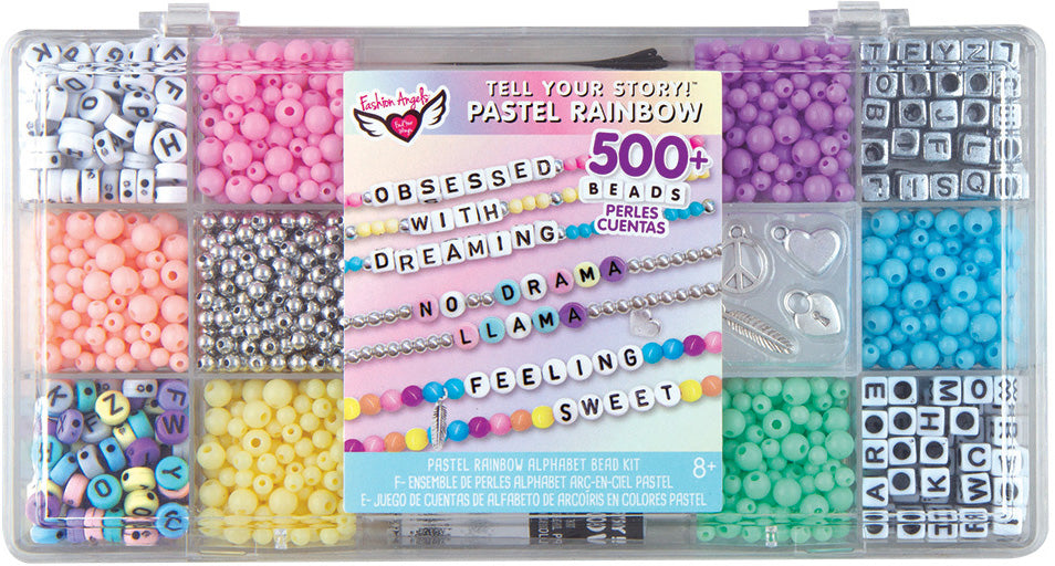 Tell Your Story! Pastel Rainbow Bead Set