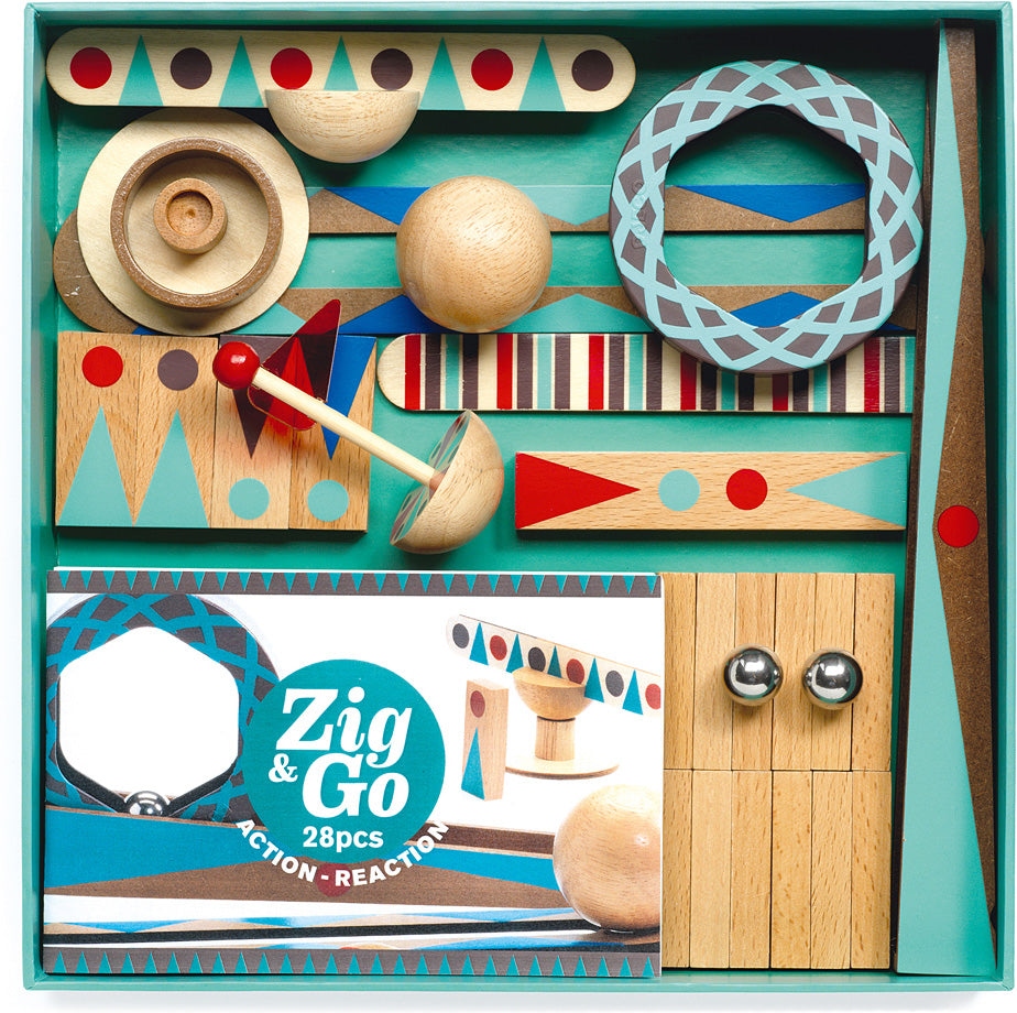 Zig & Go - 28 pcs Marble Run