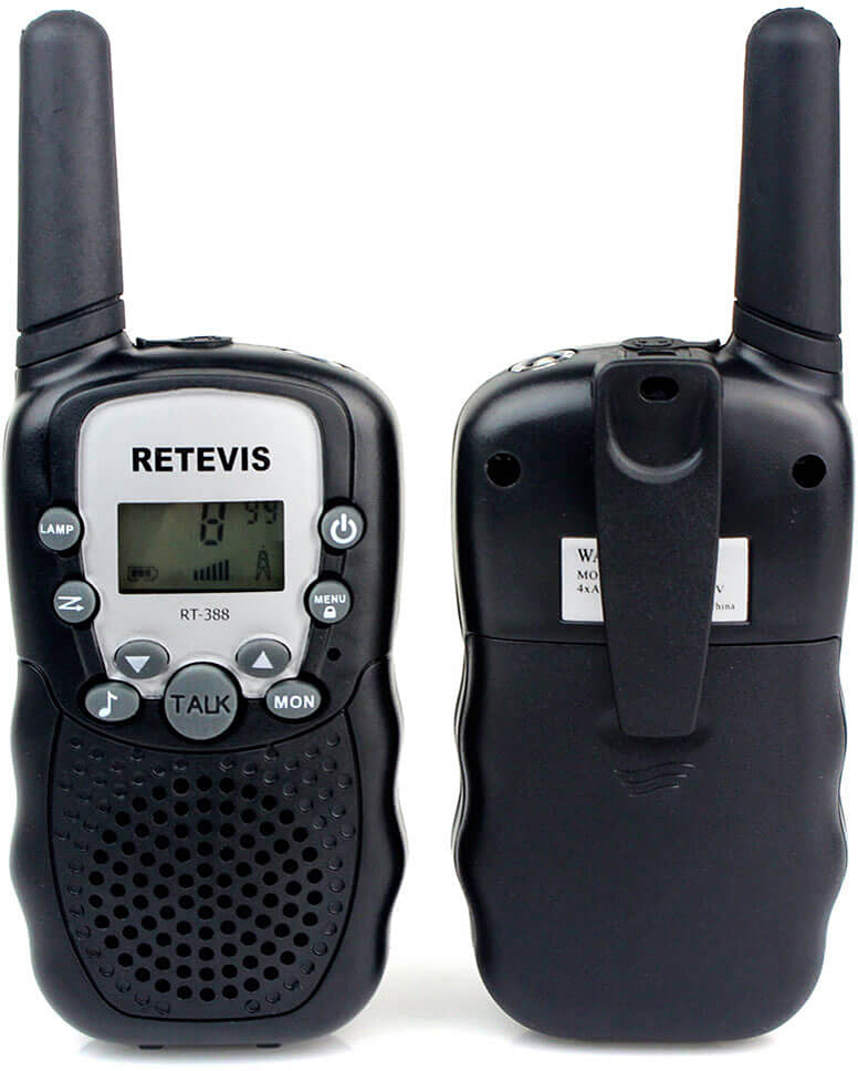 retevis black walkie talkies
