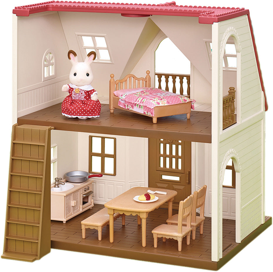 Calico Critters Red Roof Cozy Cottage Starter Home