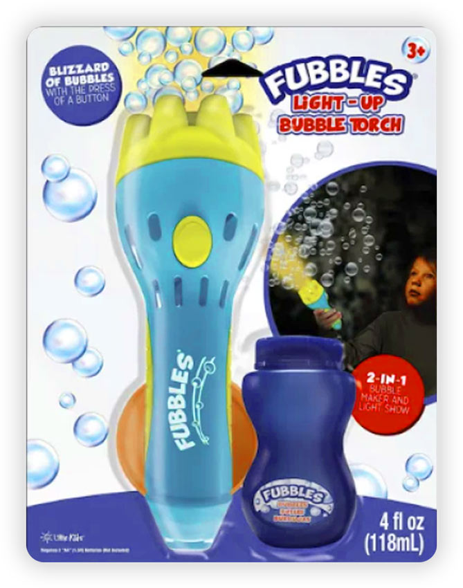 Fubbles Light-Up Bubble Torch