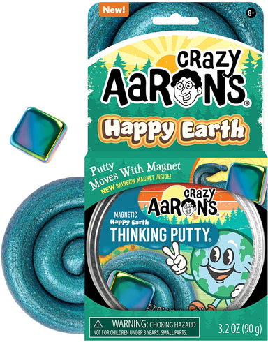Magnetic Happy Earth Thinking Putty