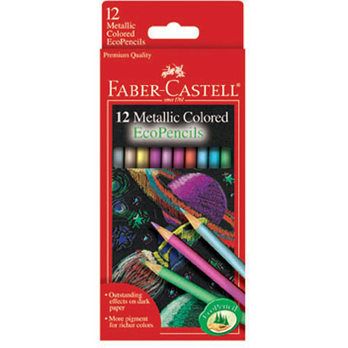 metallic color eco pencils