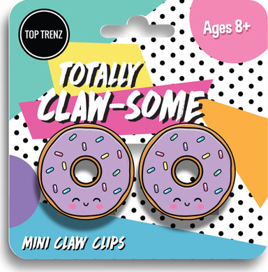 Mini Donut Claw Clip