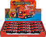 5" Die-cast Pull Back Fire Engine Rescue 12/ Display