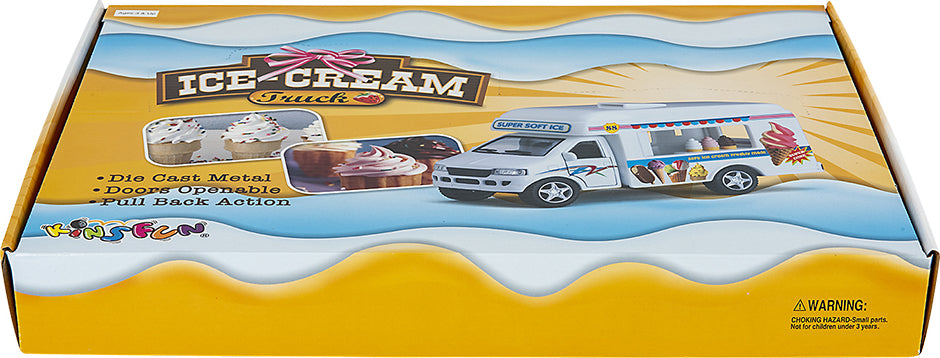 5" Die-cast Pull Back Ice Cream Truck