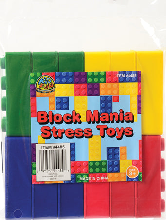Block Mania Stress Toys (sold single)