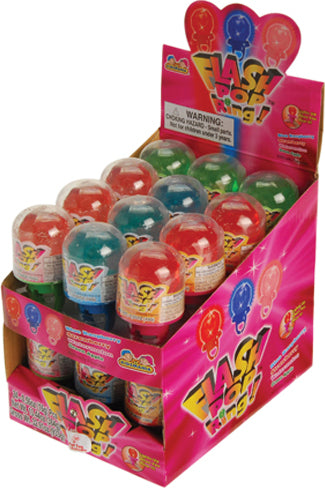 Flash Pop Rings - 24 Pieces (assorted)