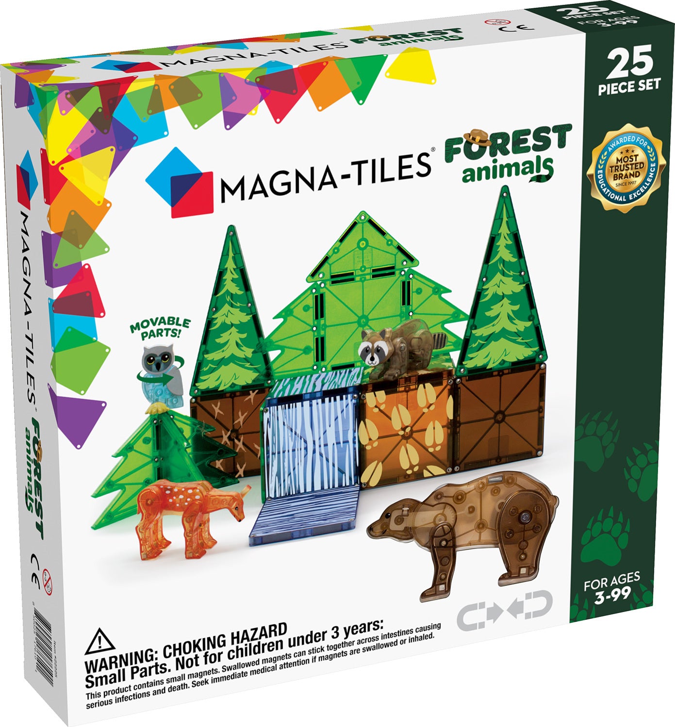 Forest Animals Magna-Tiles (25 Piece Set)